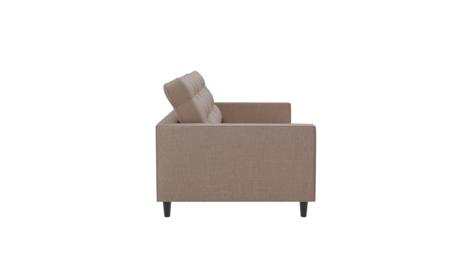 Stylish Upholstered Sofa Model - Professional 3D Model Render 8