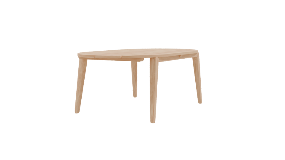 Bergen Acacia Coffee Table 3D - Professional 3D Model Render 9