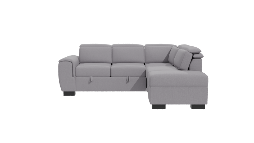 Contemporary L-Shaped Sofa 3D - Professional 3D Model Render 11