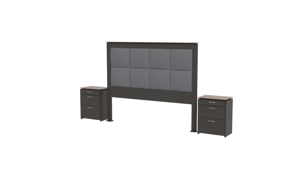 Elegant Bedroom Furniture Set 3D - Professional 3D Model Render 12