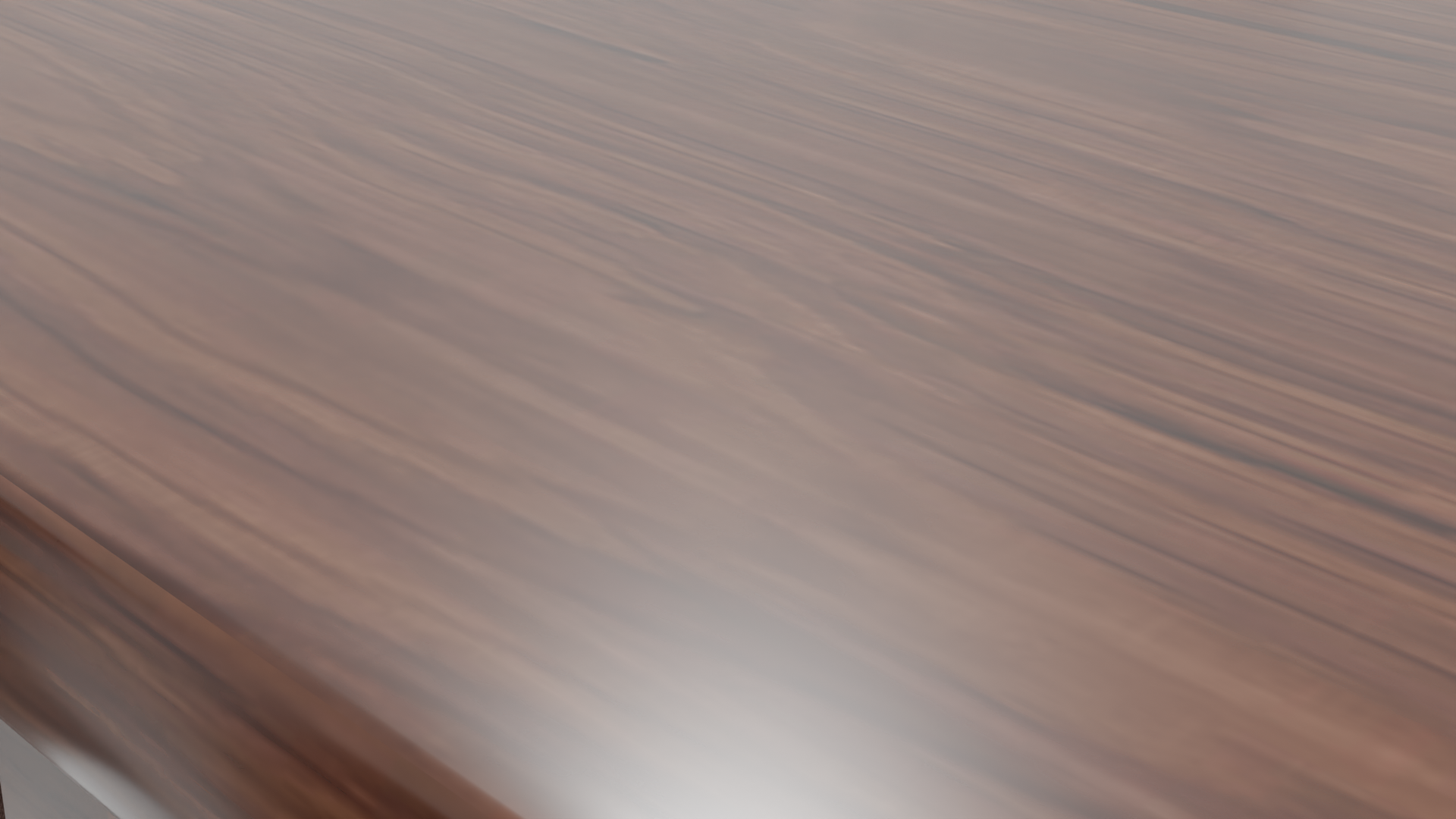 Stylish Wooden Dining Table Set - Professional 3D Model Render 3