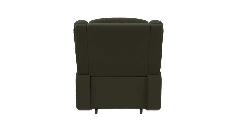 Individual Reclining Chair 3D Model - Professional 3D Model Render 5