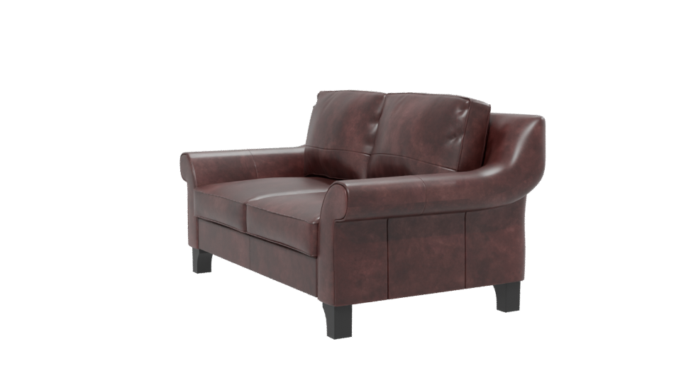 Brown Leather Sofa 3D Model - Professional 3D Model Render 13