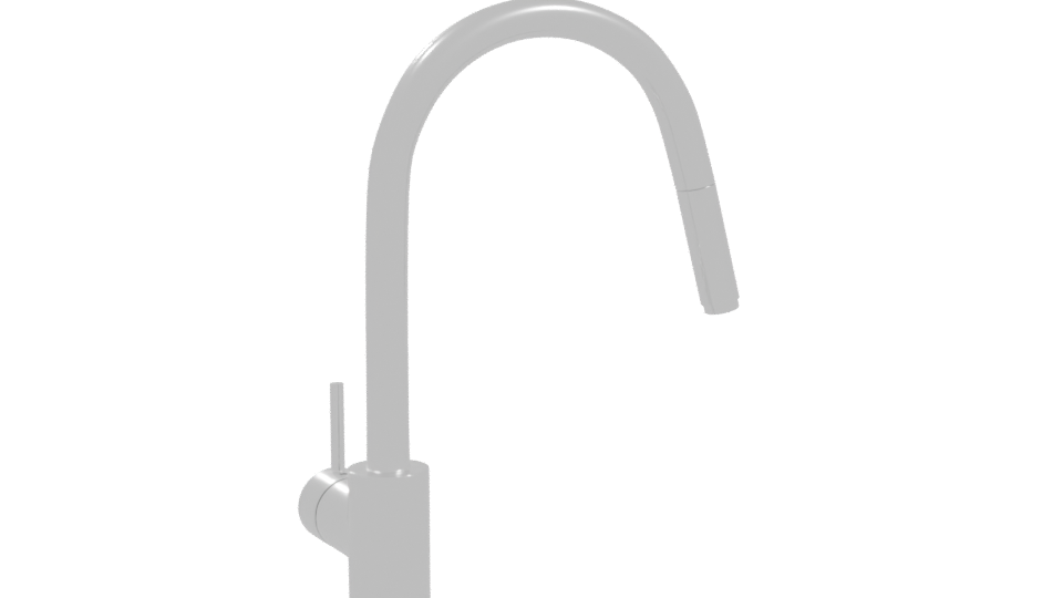 Modern Kitchen Faucet 3D Model - Professional 3D Model Render 10