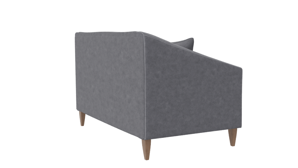 Contemporary Fabric Sofa with Geometric Cushions 3D Model - Professional 3D Model Render 7