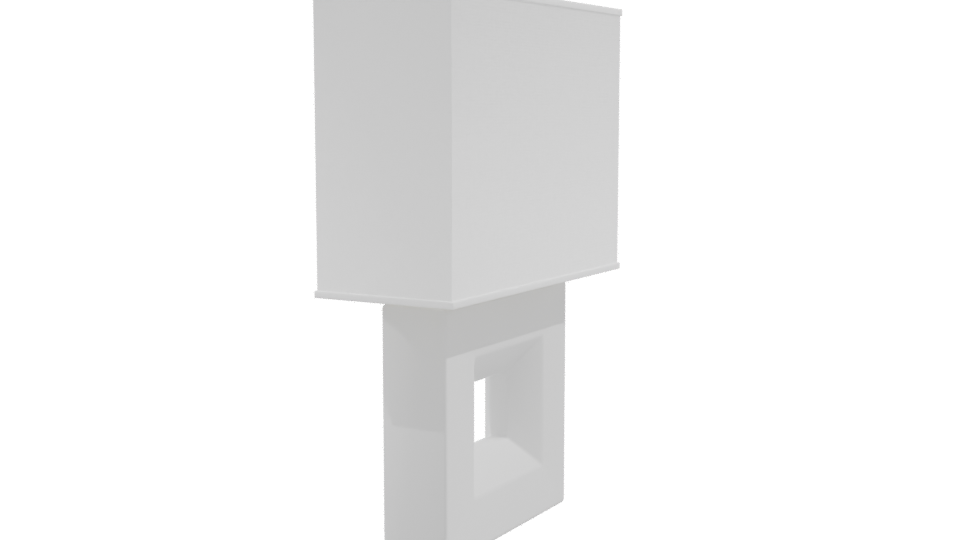 Contemporary Table Lamp 3D Model - Professional 3D Model Render 9