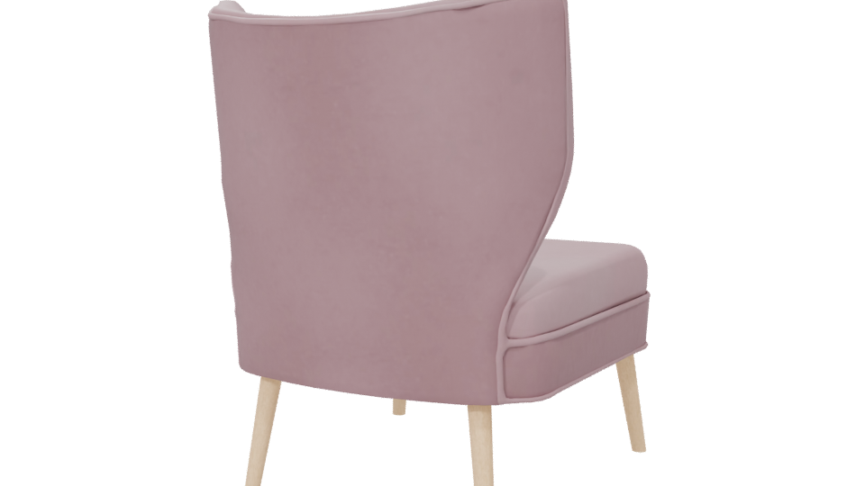 Stylish Modern Accent Chair 3D - Professional 3D Model Render 6