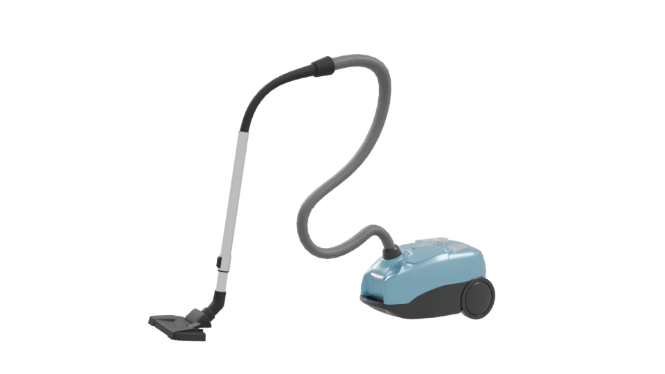 Compact Portable Vacuum Cleaner 3D Model - Professional 3D Model Render 10