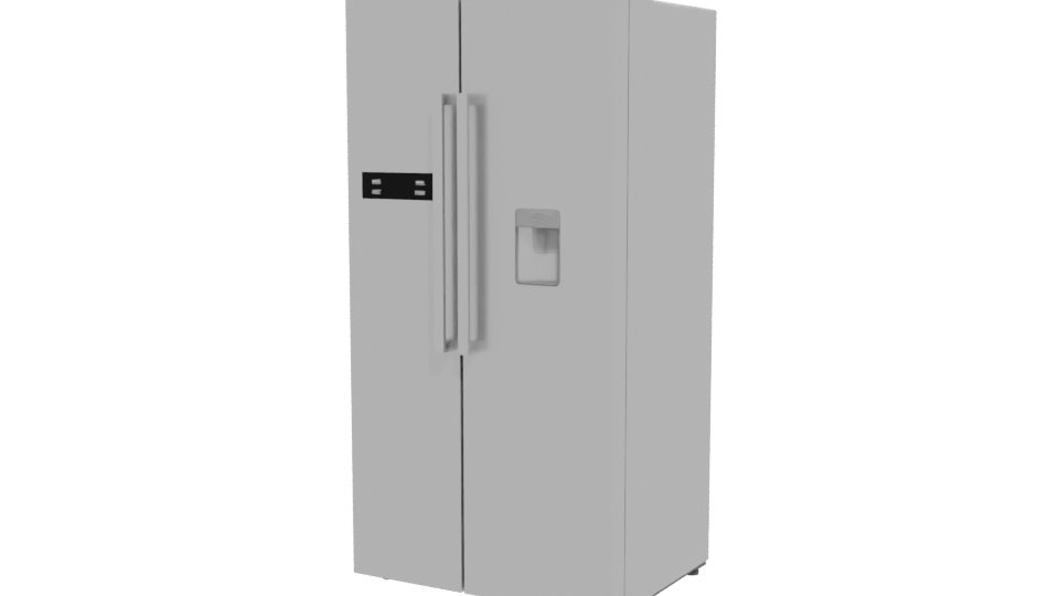 Refrigerator Neu SBS 3D Model - Professional 3D Model Render 12