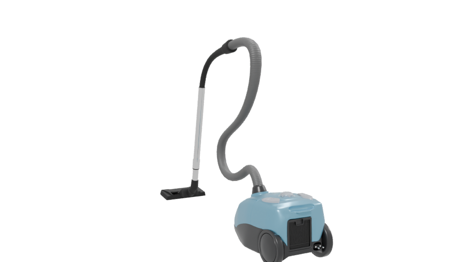 Compact Portable Vacuum Cleaner 3D Model - Professional 3D Model Render 13