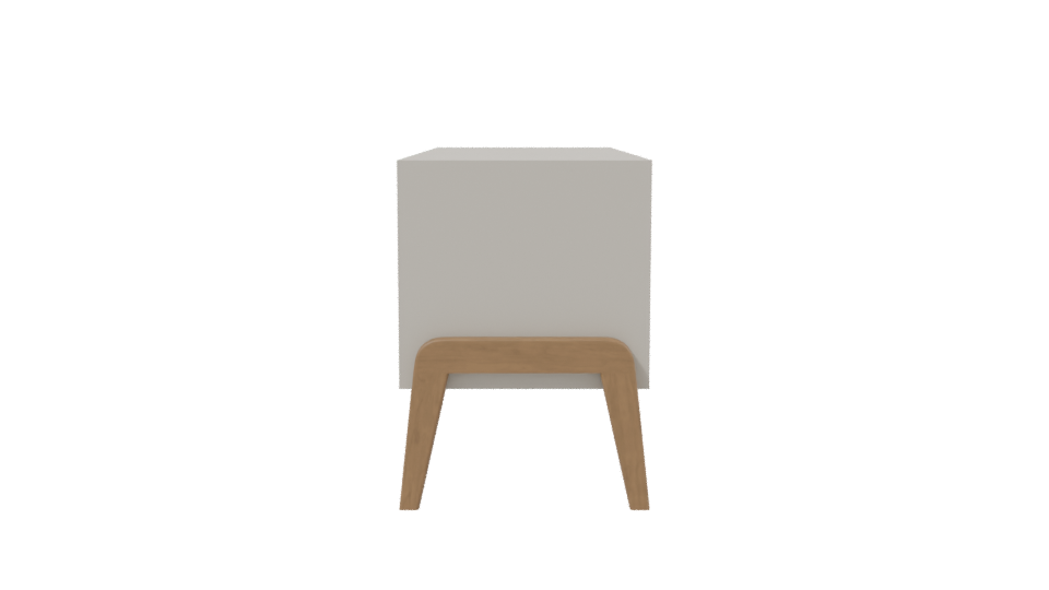 Modern Minimalist TV Stand 3D - Professional 3D Model Render 2