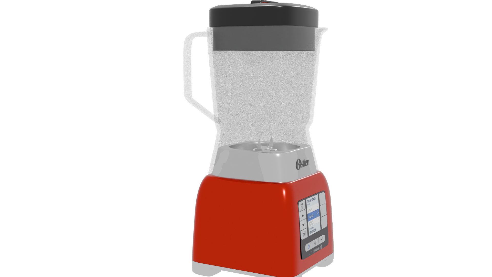 Stylish Blender Appliance 3D Model - Professional 3D Model Render 12