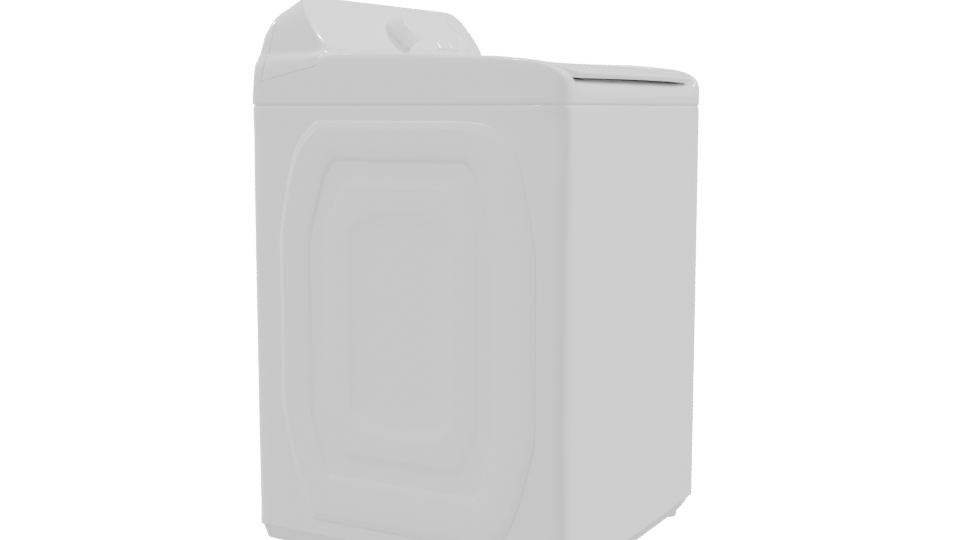 Top Load Washing Machine Model - Professional 3D Model Render 9