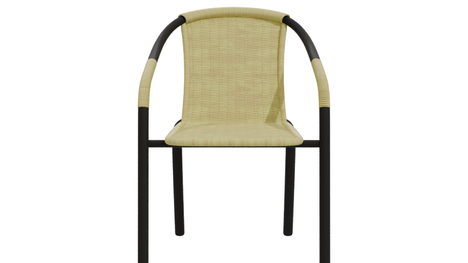 Stylish Outdoor Chair Model - Professional 3D Model Render 11