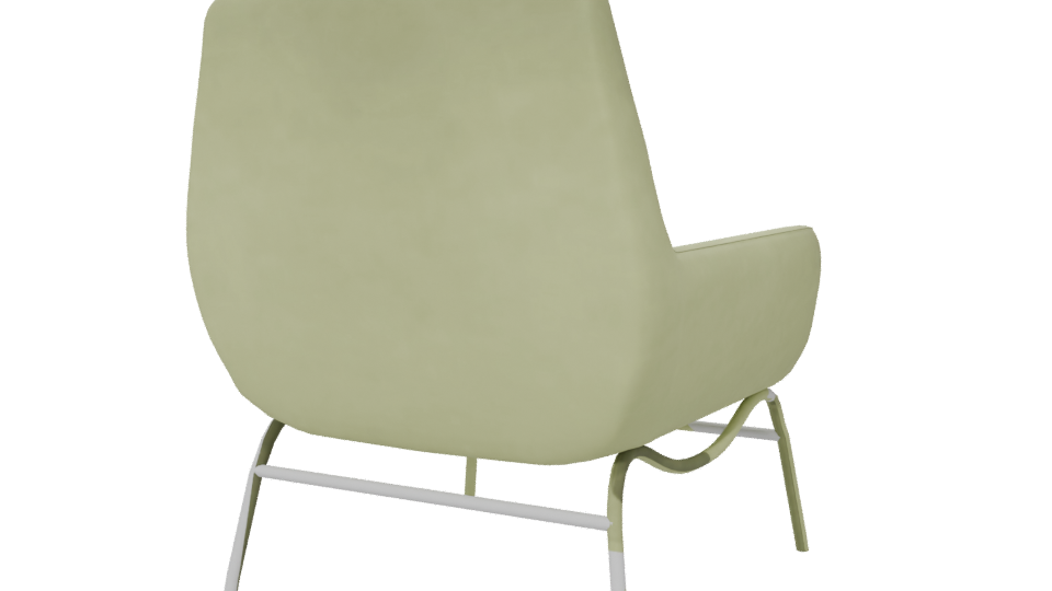 Stylish Modern Accent Chair 3D - Professional 3D Model Render 6