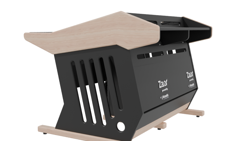 Modern Black Console Table 3D - Professional 3D Model Render 3