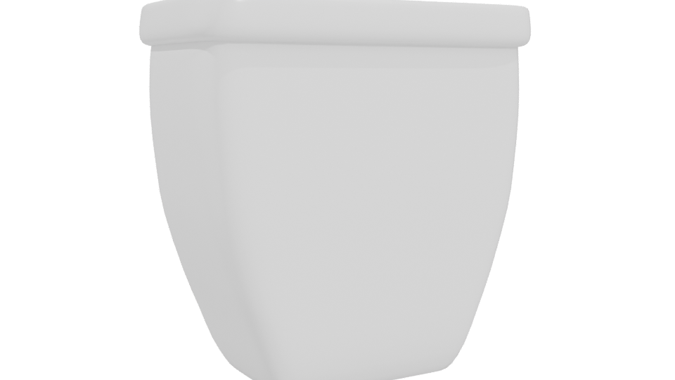 Stylish Minimalist Toilet Model - Professional 3D Model Render 4