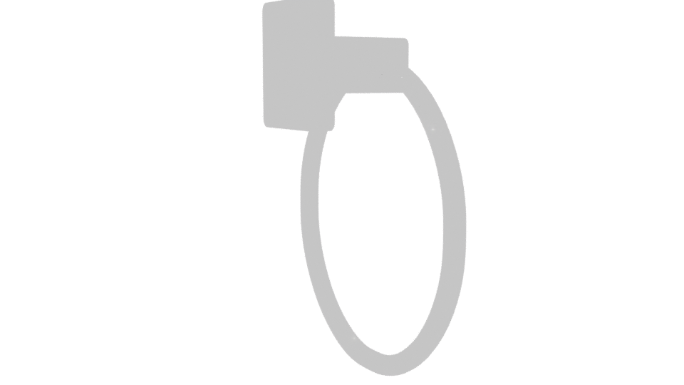 Stylish Bathroom Towel Ring 3D - Professional 3D Model Render 7