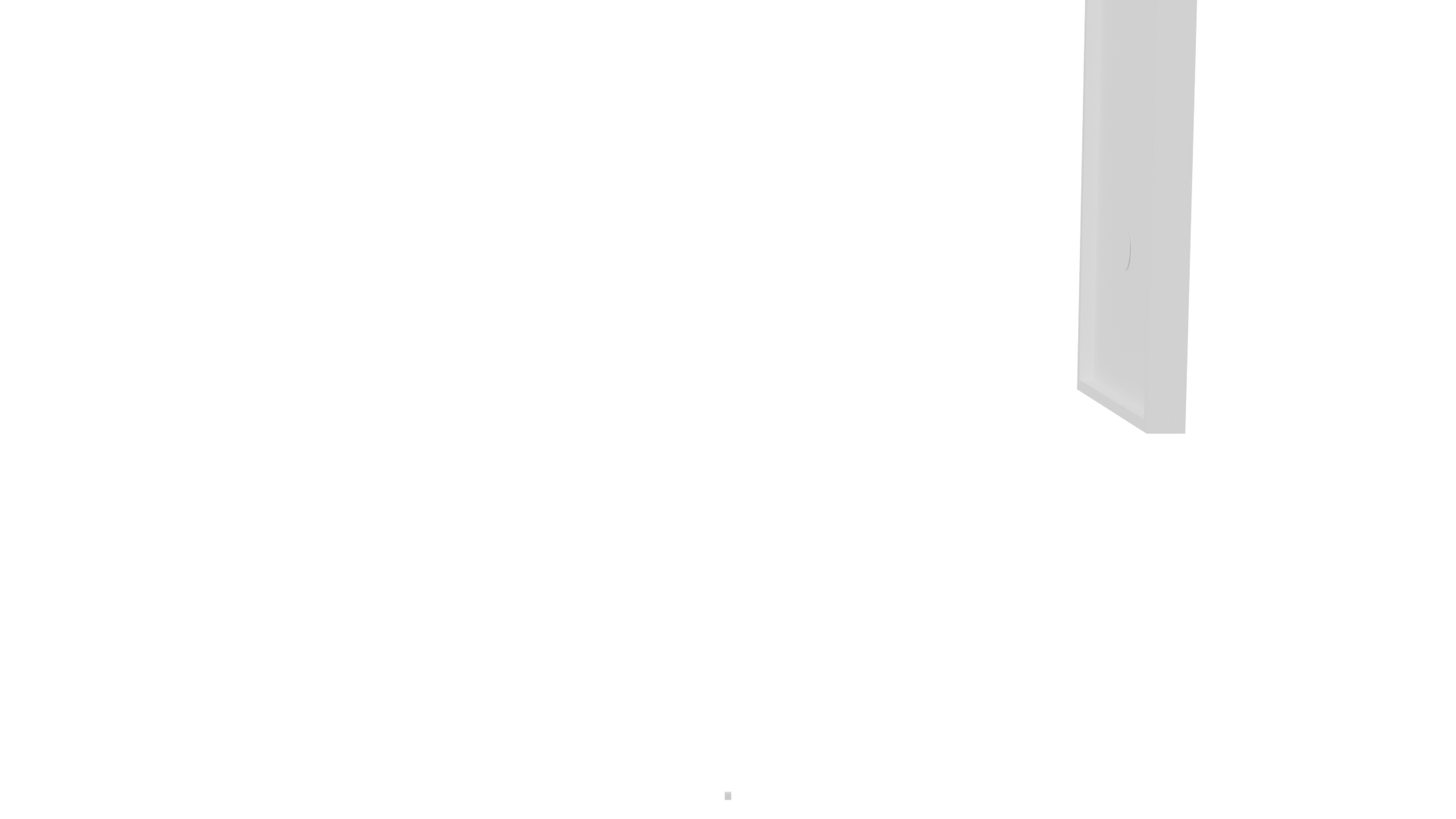 Minimalist Door 3D Model - Professional 3D Model Render 2