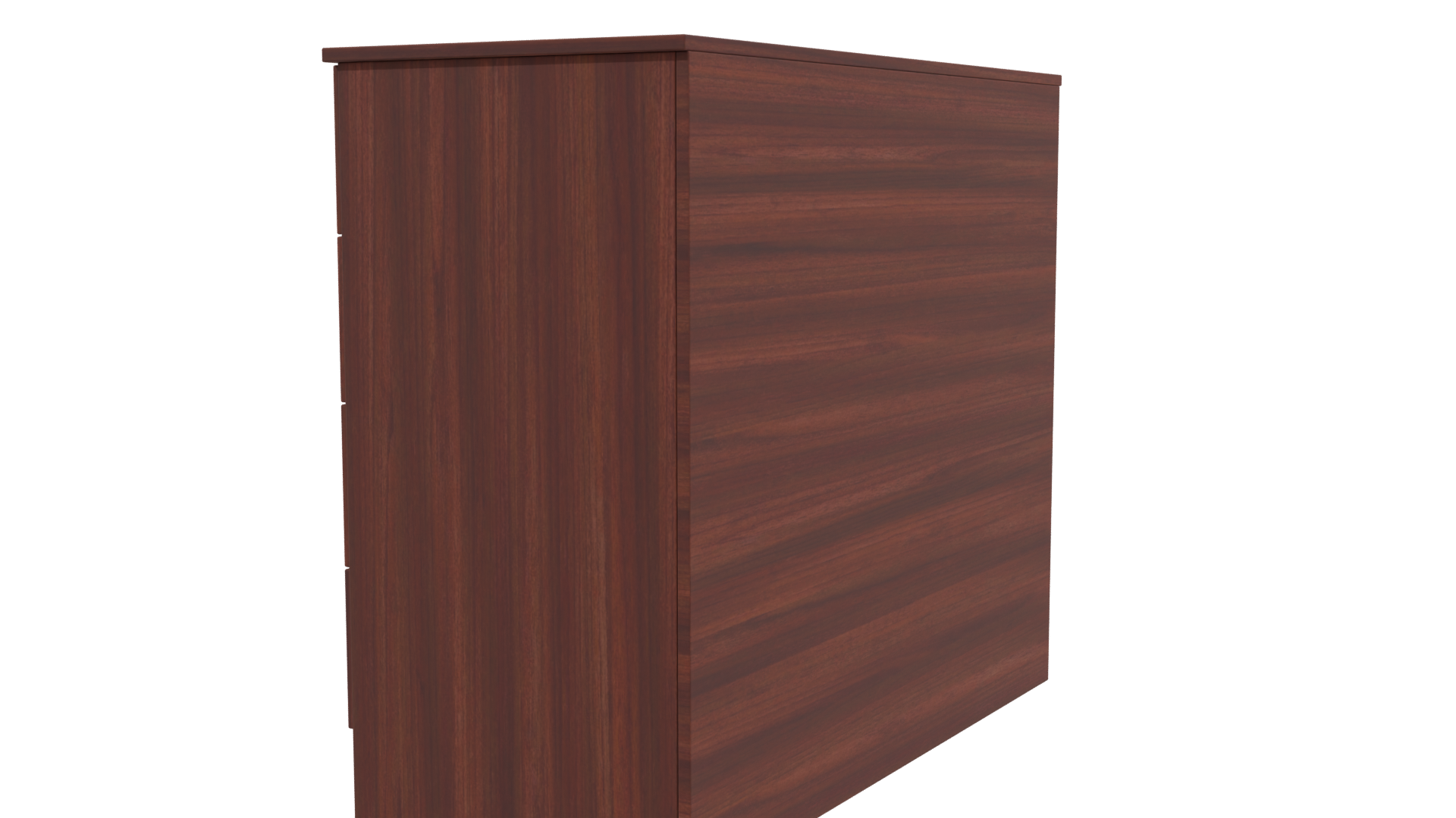 Contemporary Wooden Chest of Drawers 3D Model - Professional 3D Model Render 3