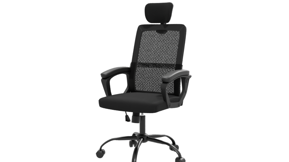 Ergonomic Office Chair Model 3D - Professional 3D Model Render 12