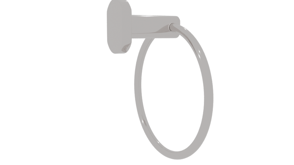 Stylish Bathroom Towel Ring 3D - Professional 3D Model Render 7