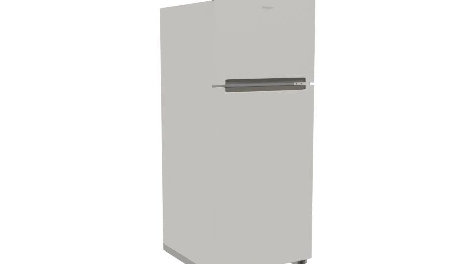 Modern Refrigerator Household Model - Professional 3D Model Render 10