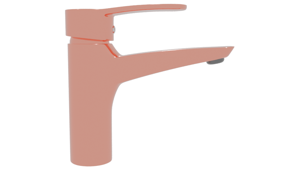 Sleek Modern Faucet 3D Model - Professional 3D Model Render 11