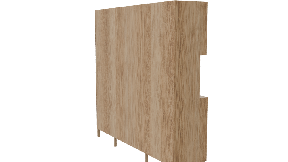 Stylish Modern Kitchen Cabinet 3D Model - Professional 3D Model Render 7