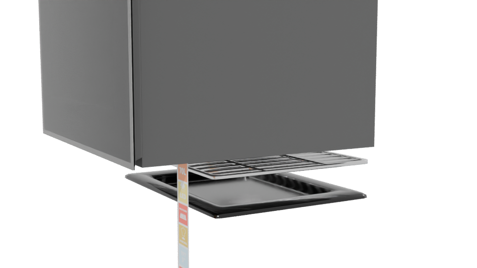 Sleek Digital Oven 3D Model - Professional 3D Model Render 13