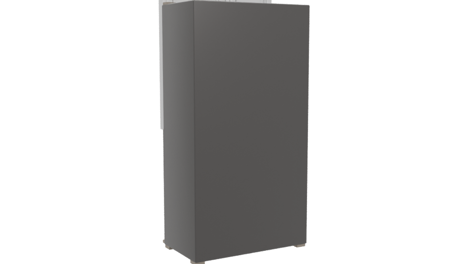 Sleek Modern Refrigerator 3D - Professional 3D Model Render 4