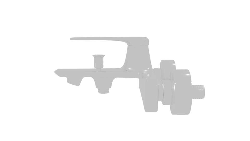 Stylish Bathroom Faucet 3D Model - Professional 3D Model Render 2