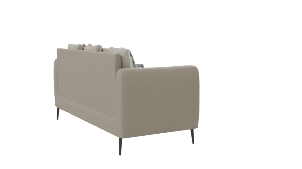 Stylish Sectional Sofa 3D Model - Professional 3D Model Render 7