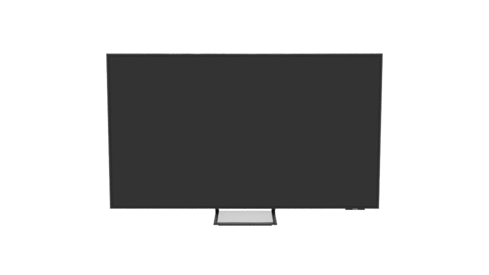 QLED 4K Smart TV Model 2024 - Professional 3D Model Render 11