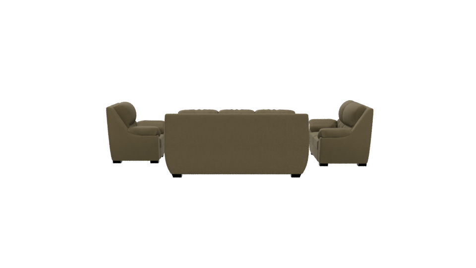 Cozy Modern Sofa Set 3D - Professional 3D Model Render 5