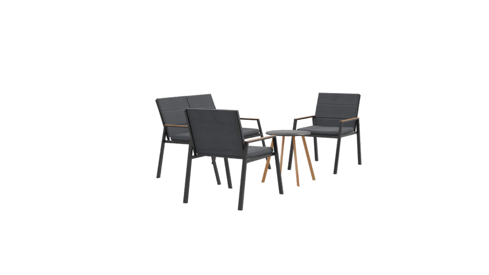 Modern Patio Furniture Set 3D - Professional 3D Model Render 9