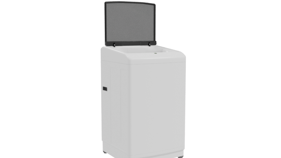 Modern Household Washing Machine 3D - Professional 3D Model Render 10