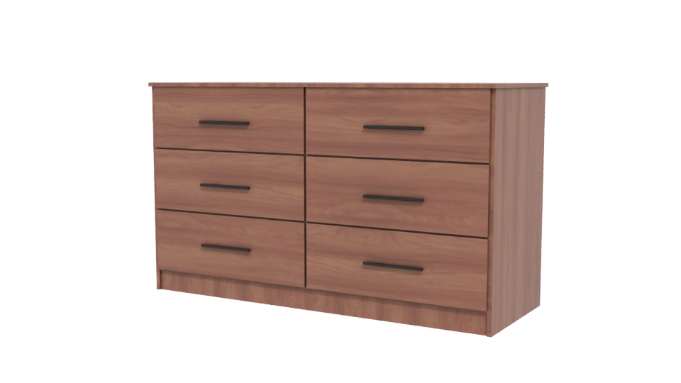 Modern Wooden Dresser 3D Model - Professional 3D Model Render 12