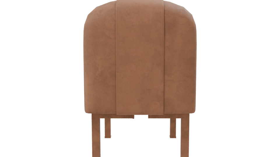 Stylish Fabric Armchair Model - Professional 3D Model Render 8