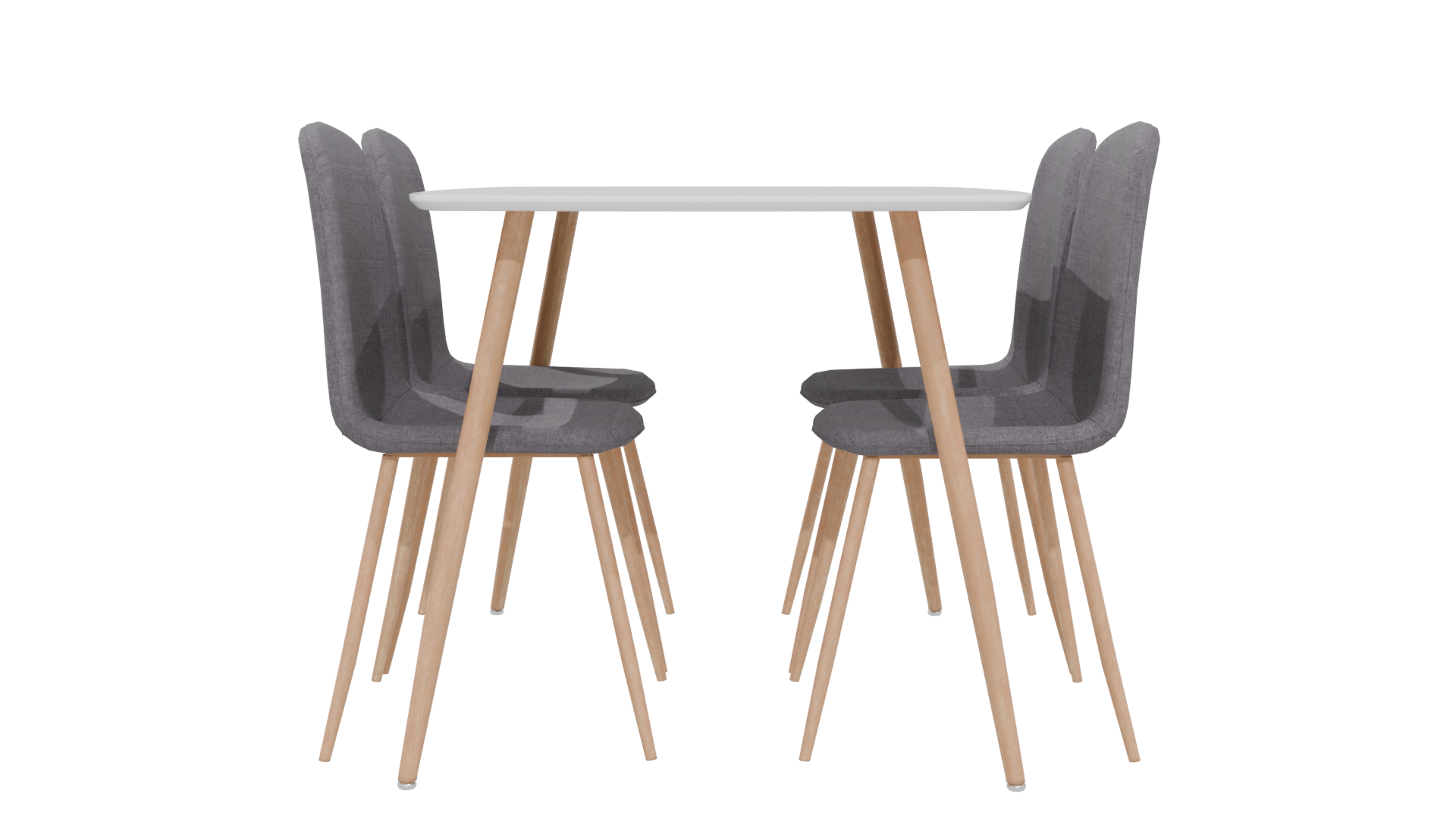 Modern Dining Table 3D Model - Professional 3D Model Render 5