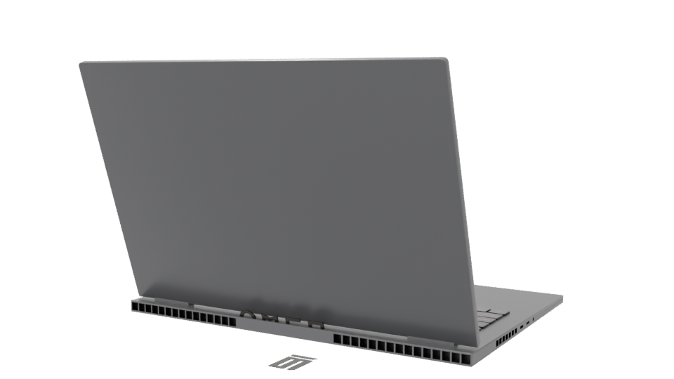 Sleek Gaming Laptop 3D Model - Professional 3D Model Render 6