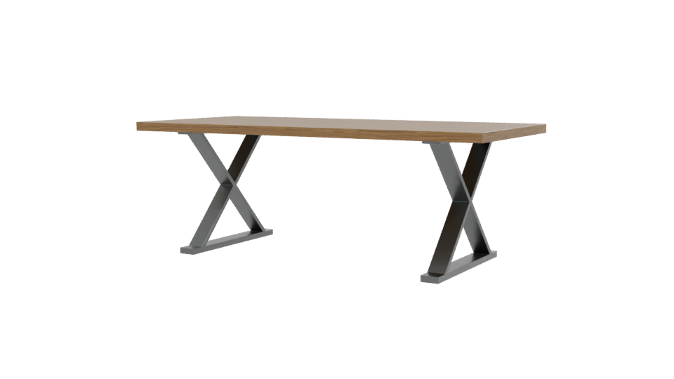 Stylish Modern Dining Table 3D - Professional 3D Model Render 12
