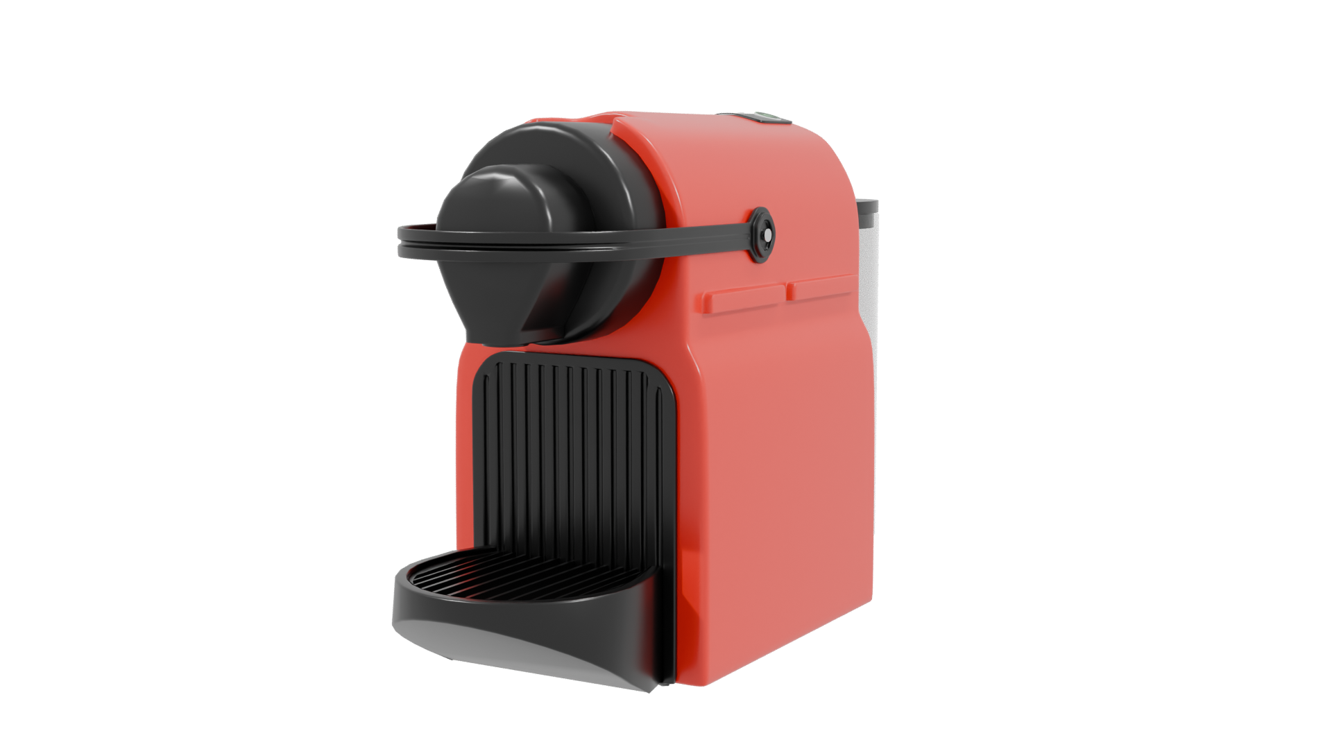 Compact Modern Coffee Machine 3D - Professional 3D Model Render 3