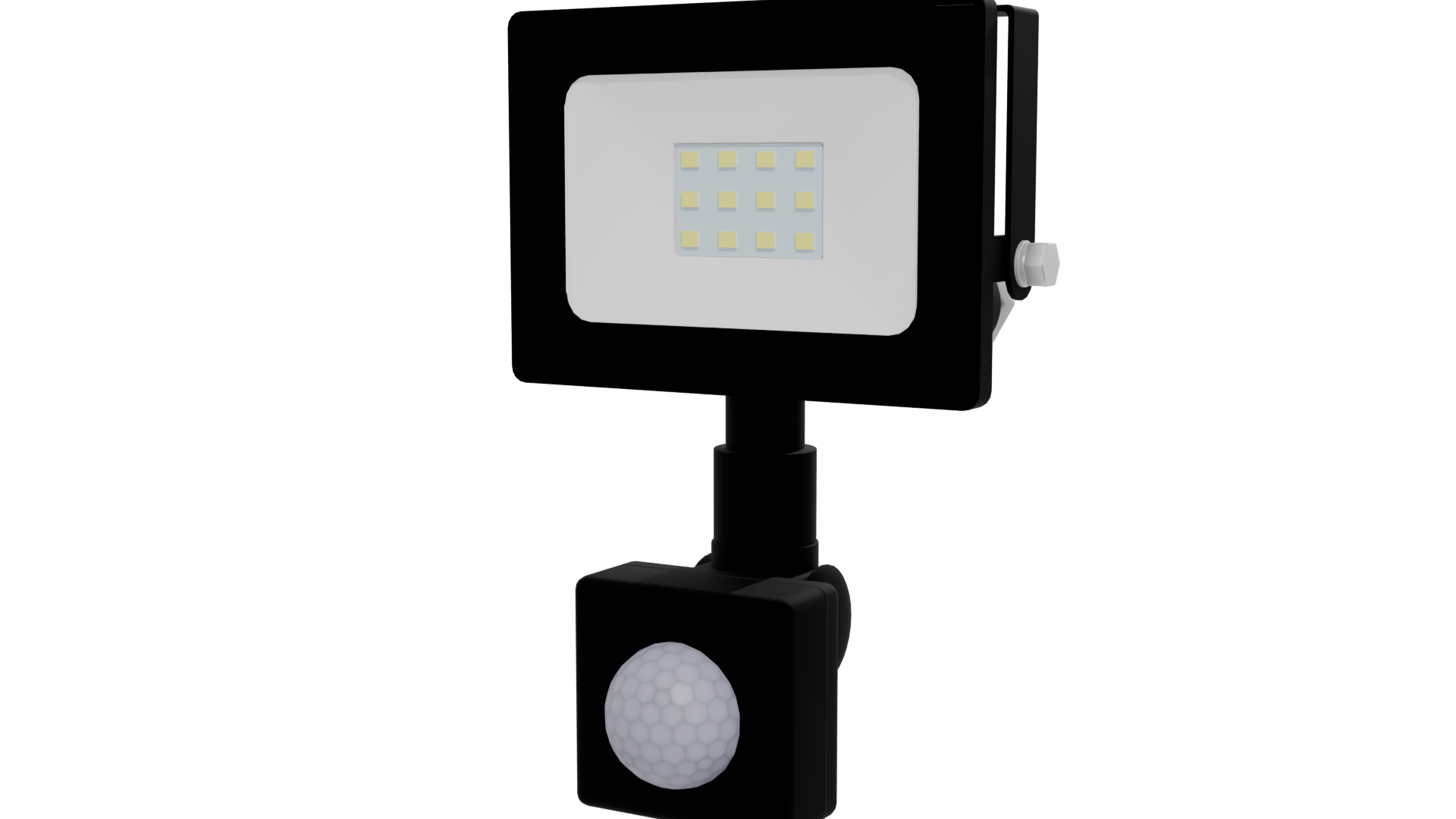 LED Floodlight 3D Model - Professional 3D Model Render 12