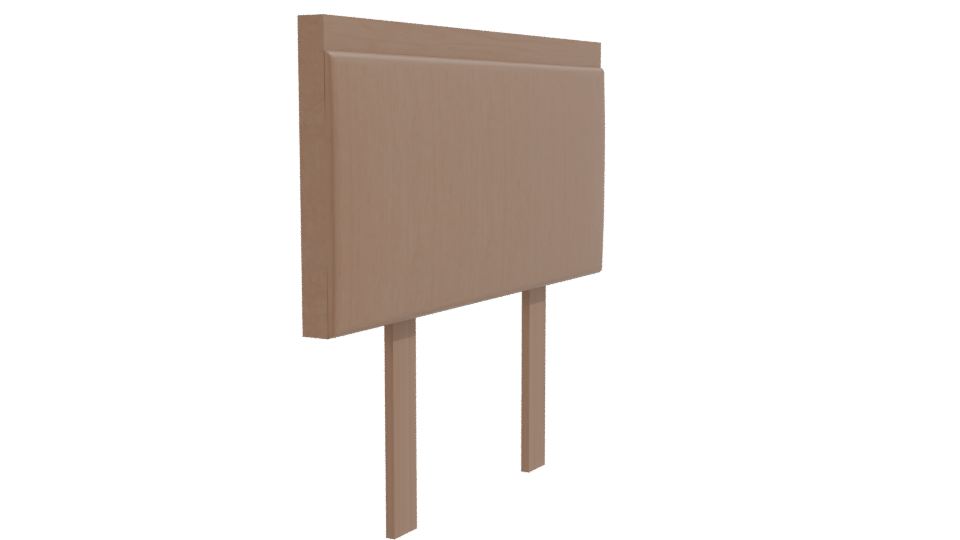 Stylish Blank Signboard Model - Professional 3D Model Render 9