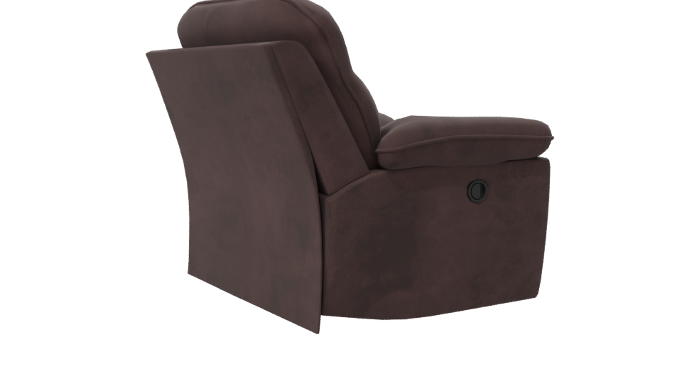 Stylish Contemporary Recliner Armchair 3D Model - Professional 3D Model Render 7