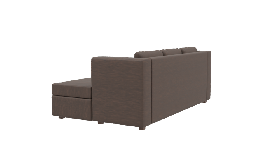 Cozy Fabric Sofa 3D Model - Professional 3D Model Render 3