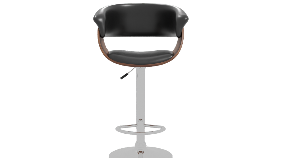 Modern Adjustable Bar Stool 3D - Professional 3D Model Render 11