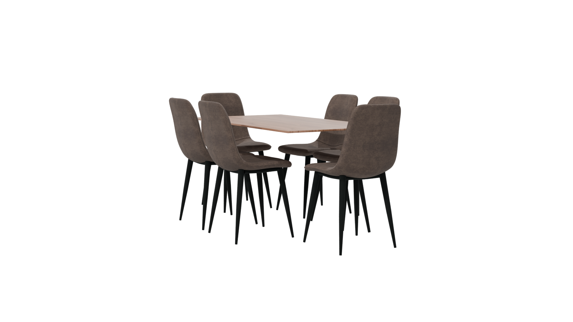 Stylish Modern Dining Set 3D - Professional 3D Model Render 7