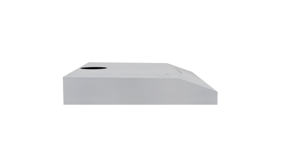 Sleek Kitchen Range Hood Model - Professional 3D Model Render 8
